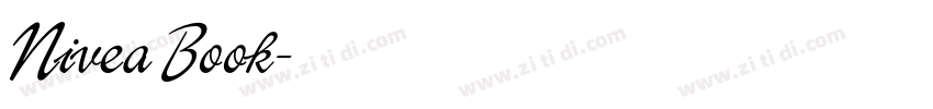 Nivea Book字体转换